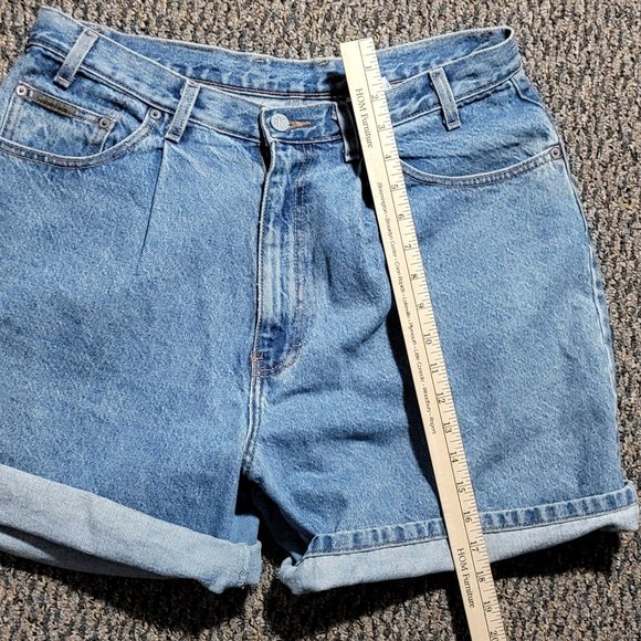 RARE Vintage Calvin Klein High Mom Shorts Size 14 100 COTTON MADE IN THE USA - Picture 7 of 13